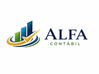 Logo profissional da Alfa Contábil